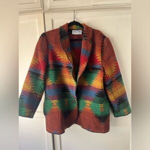 Eagle River Traders - Multicolor Wool Blend Jacket
